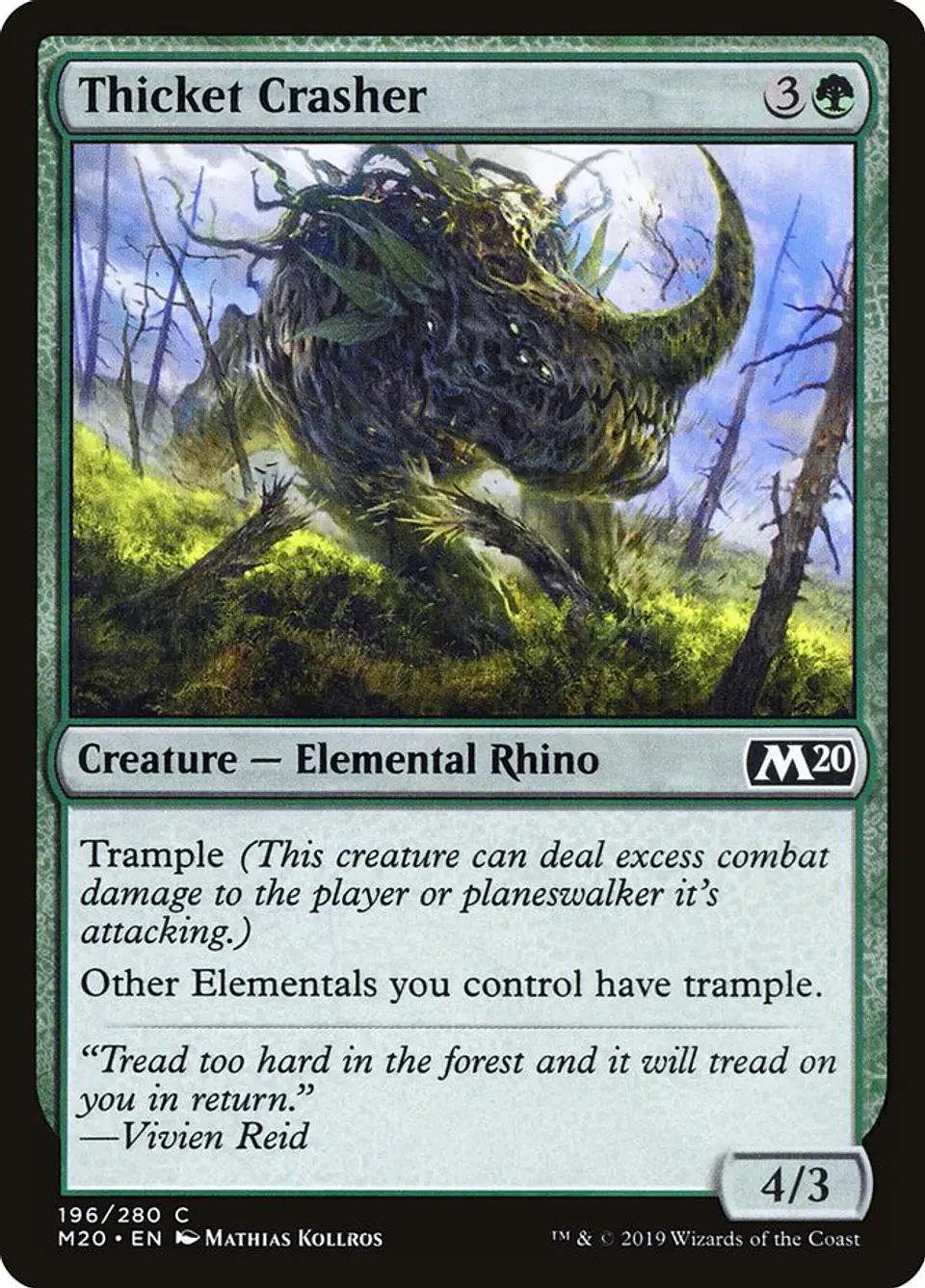 Thicket Crasher 1
