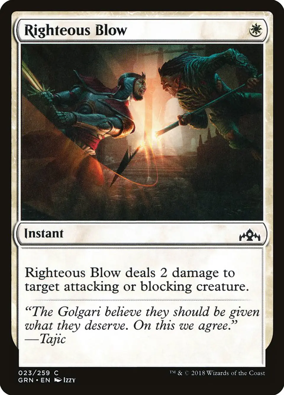 Righteous Blow 1