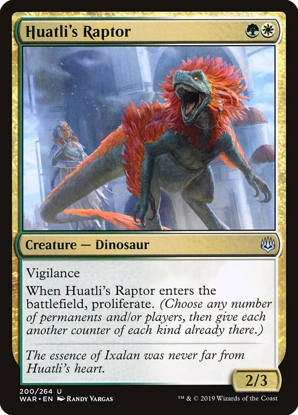 Huatli's Raptor 1