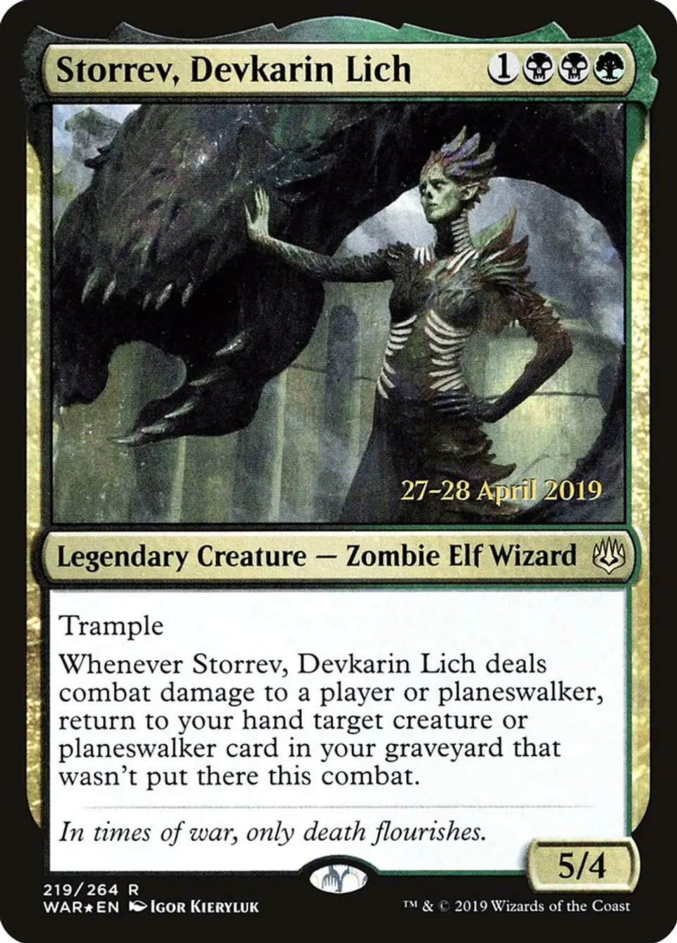 Storrev, Devkarin Lich (Pre-release) 1