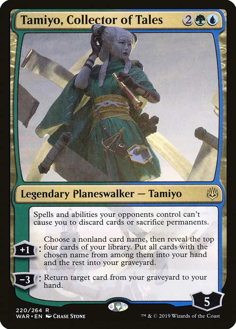 Tamiyo, Collector of Tales 1