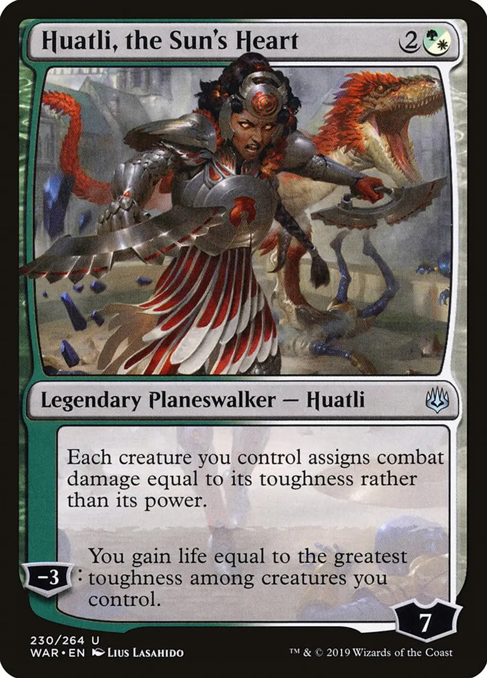 Huatli, the Sun's Heart 1