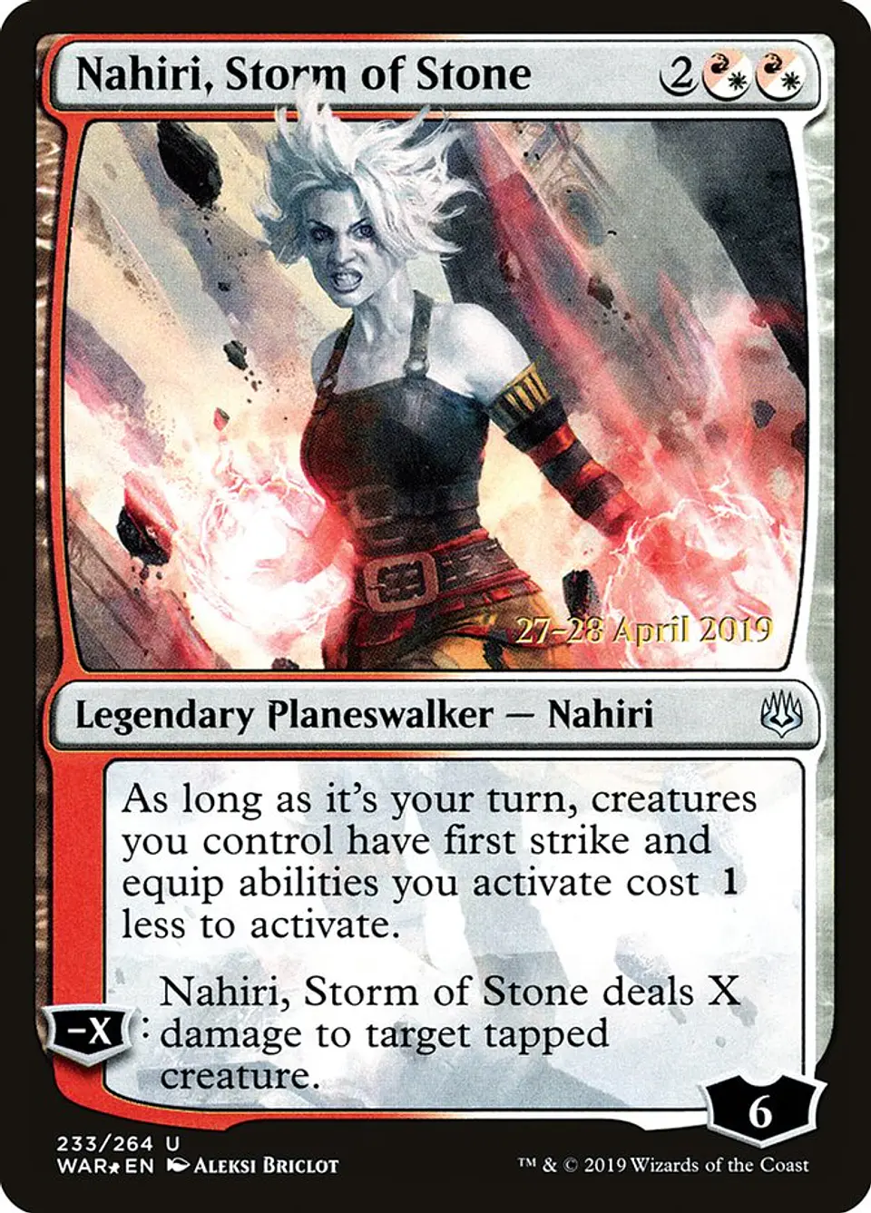 Nahiri, Storm of Stone (Pre-release) 1