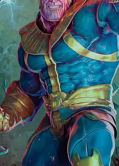 Thanos, the Mad Titan (Carta de Arte)