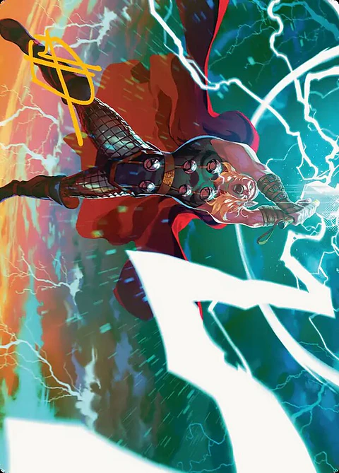 Lightning Strike (Carta de Arte Firmada)