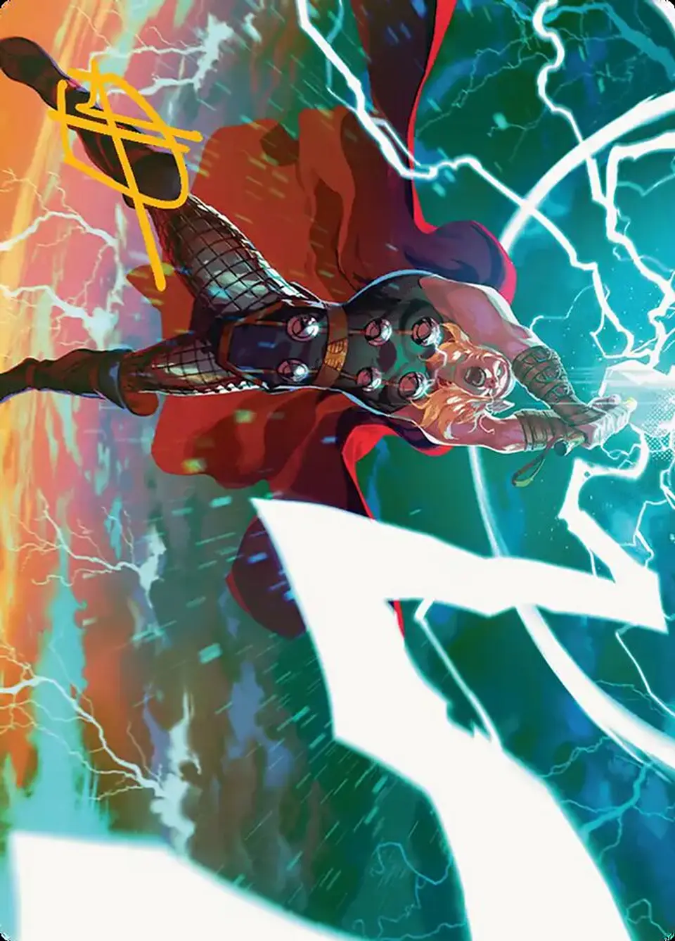 Lightning Strike (Carta de Arte Firmada) 1