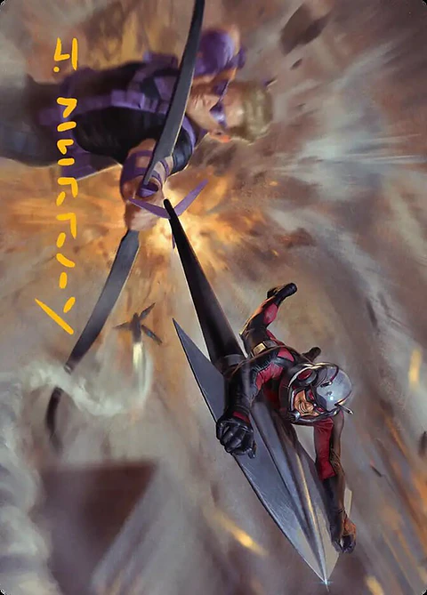 Team Tactics (Carta de Arte Firmada)