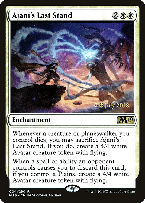Ajani's Last Stand (Pre-release)