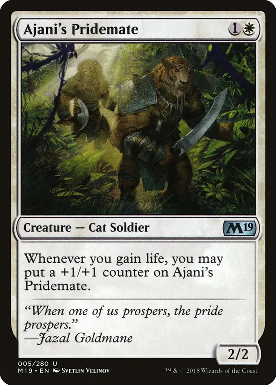 Ajani's Pridemate 1