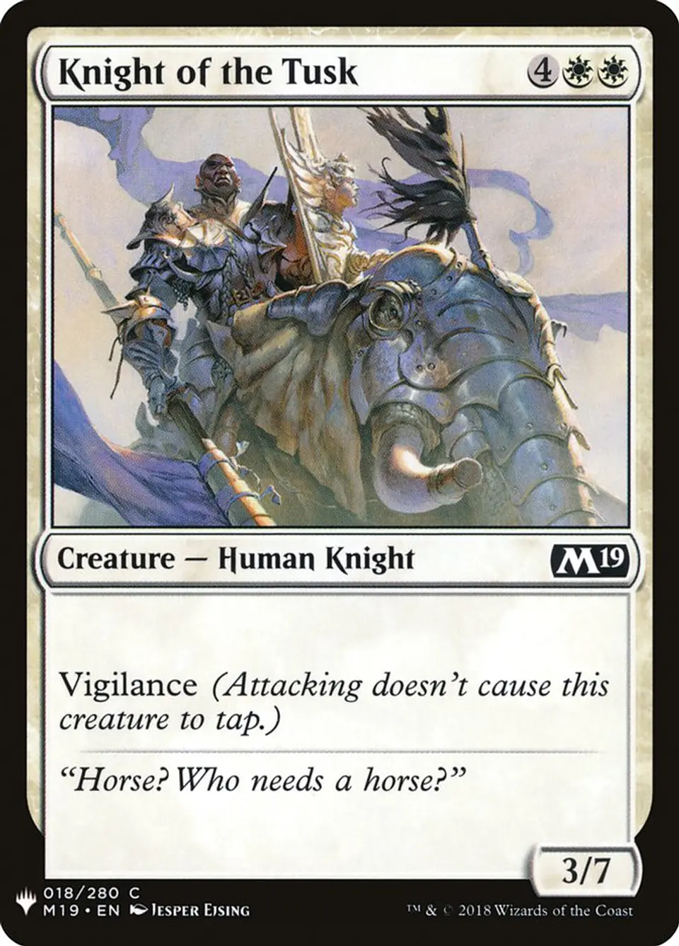Knight of the Tusk (The List) 1