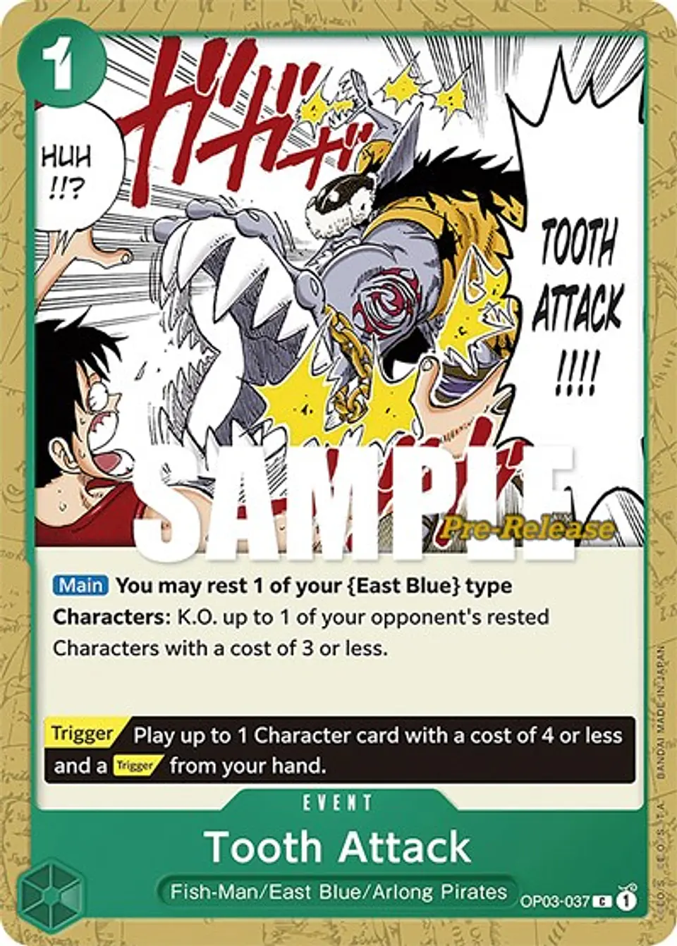 Tooth Attack (Pre-Release) 1