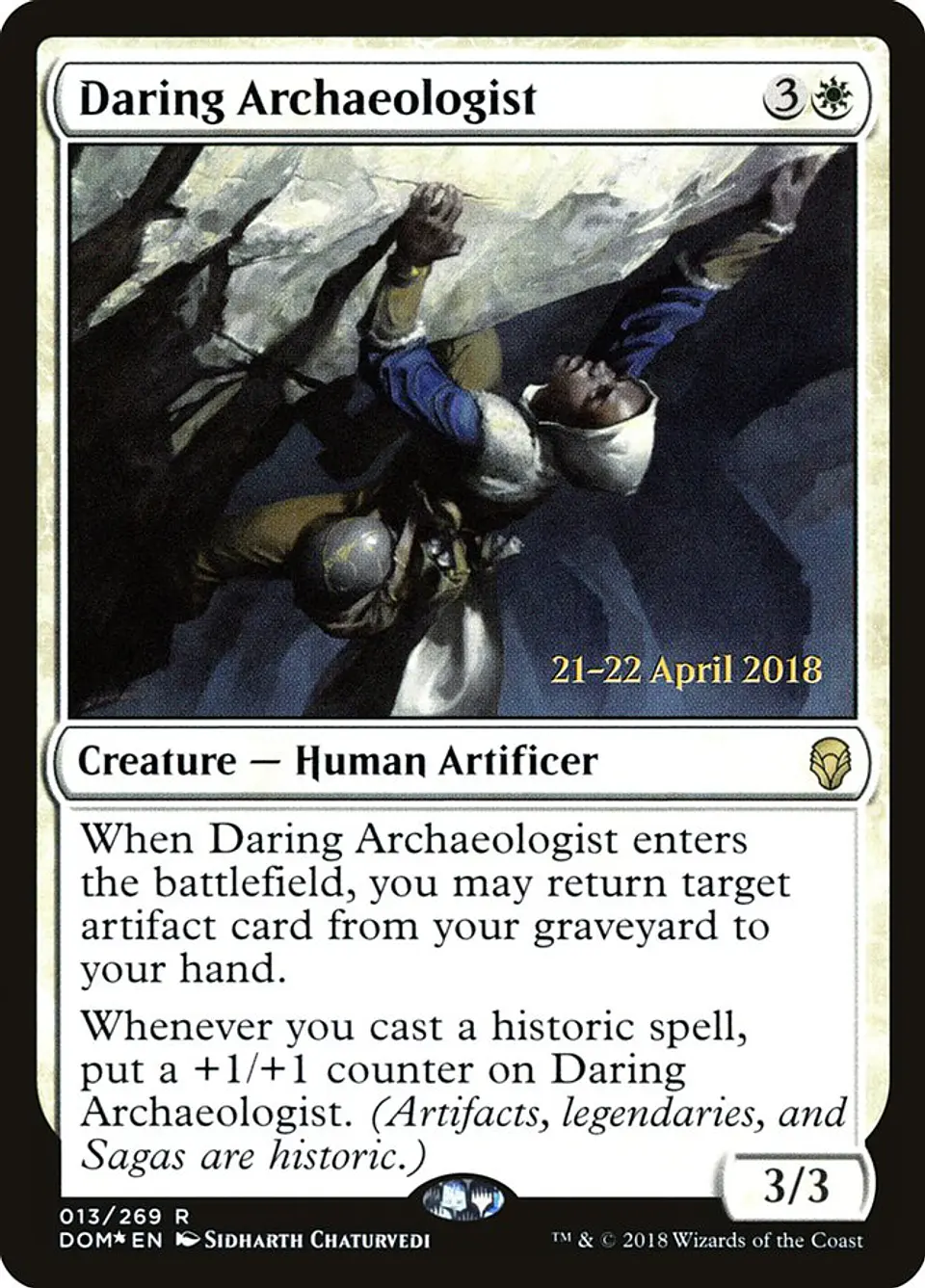Daring Archaeologist (Pre-release) 1