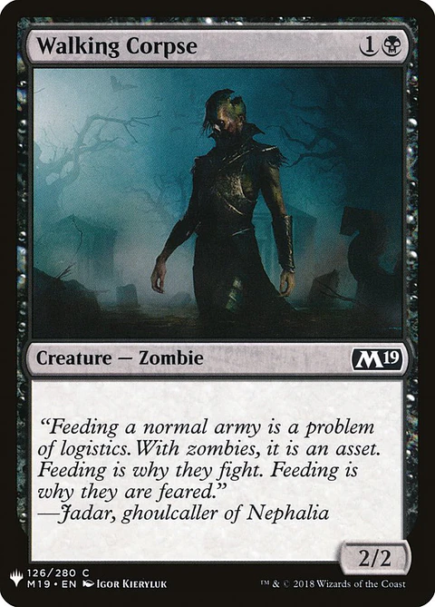 Walking Corpse (The List)