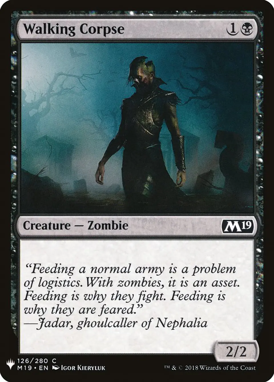 Walking Corpse (The List) 1
