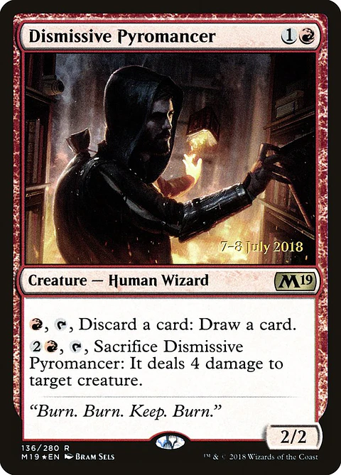 Dismissive Pyromancer (Pre-release)
