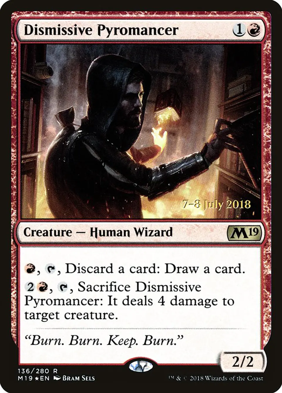 Dismissive Pyromancer (Pre-release) 1