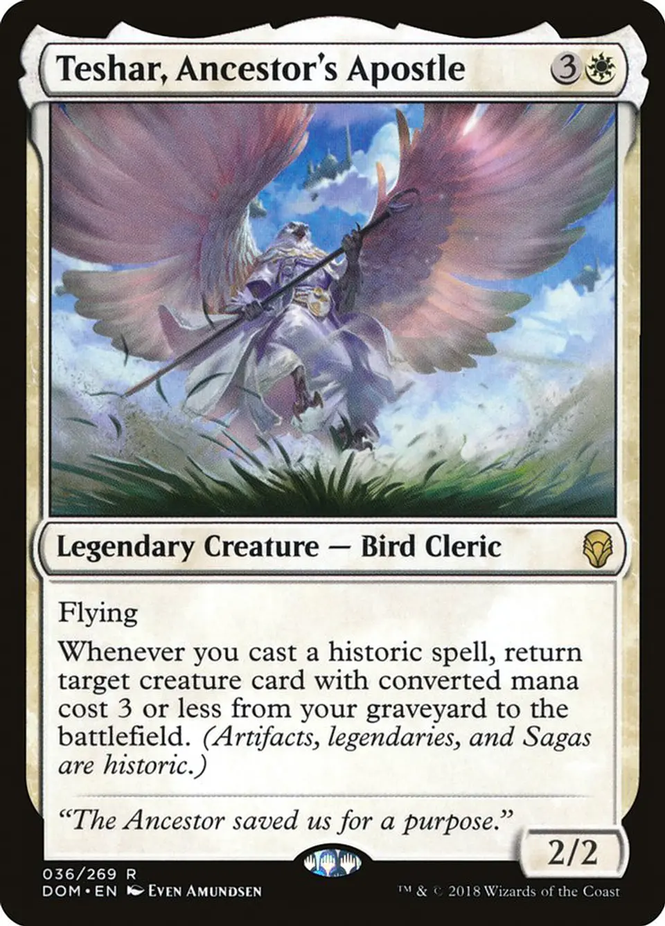 Teshar, Ancestor's Apostle 1