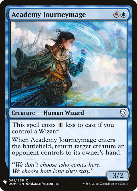 Academy Journeymage (The List)