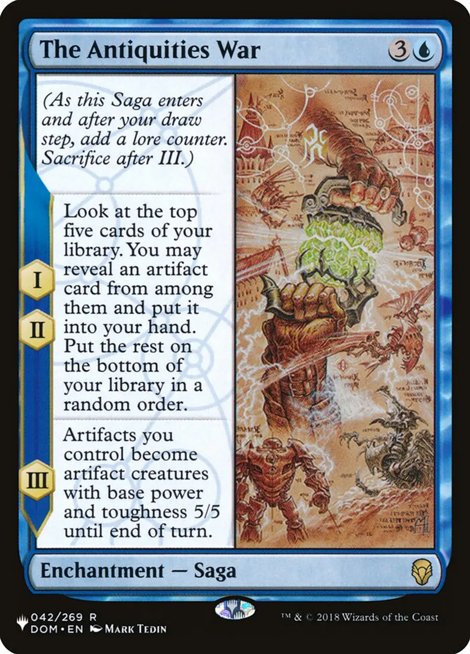 The Antiquities War (The List) 1