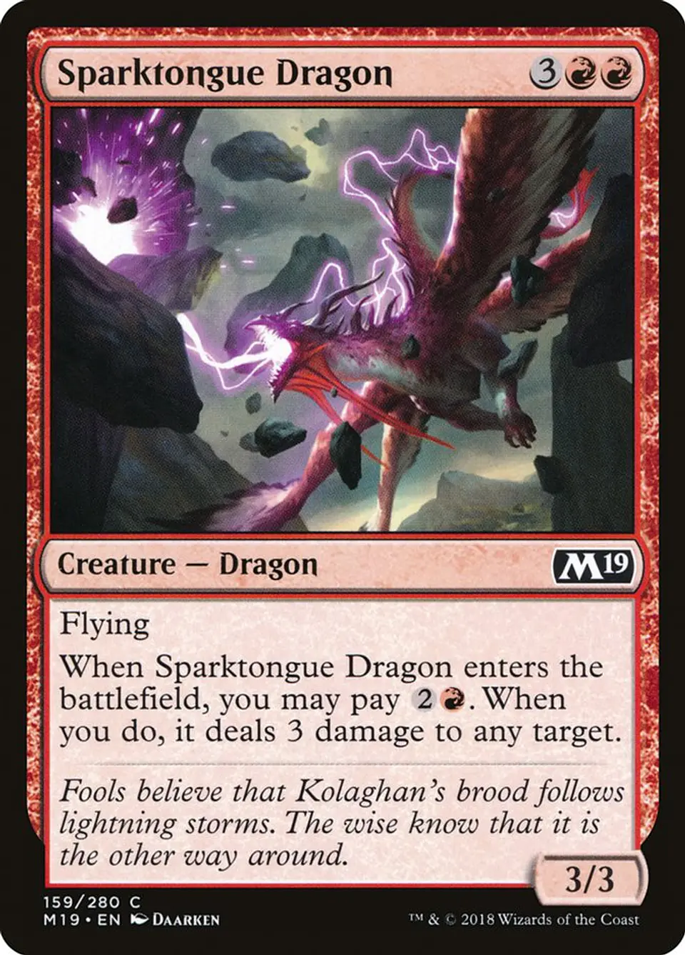 Sparktongue Dragon 1