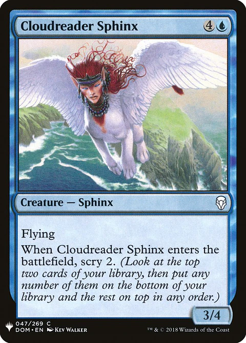 Cloudreader Sphinx (The List)