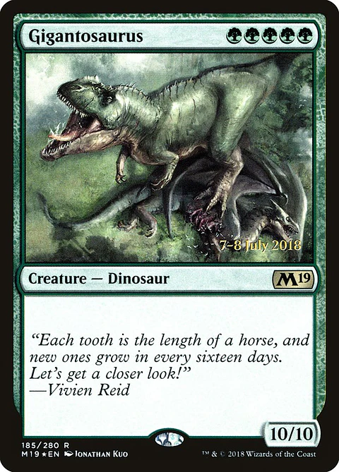 Gigantosaurus (Pre-release)