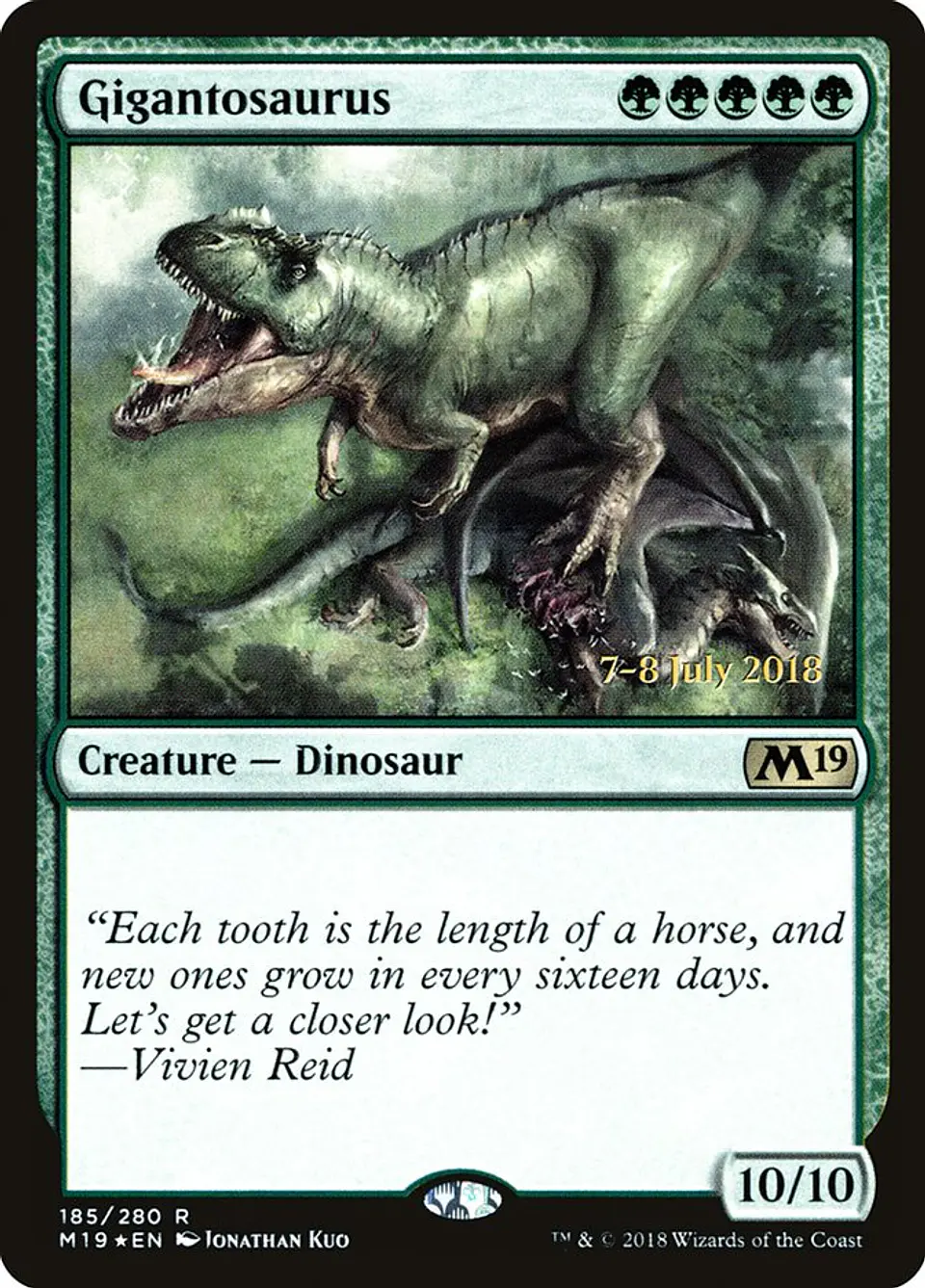 Gigantosaurus (Pre-release) 1