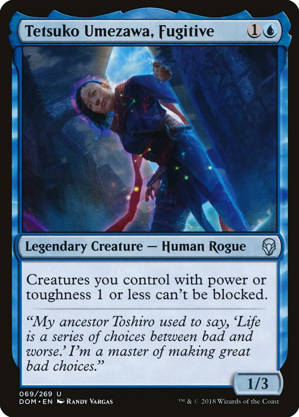 Tetsuko Umezawa, Fugitive 1