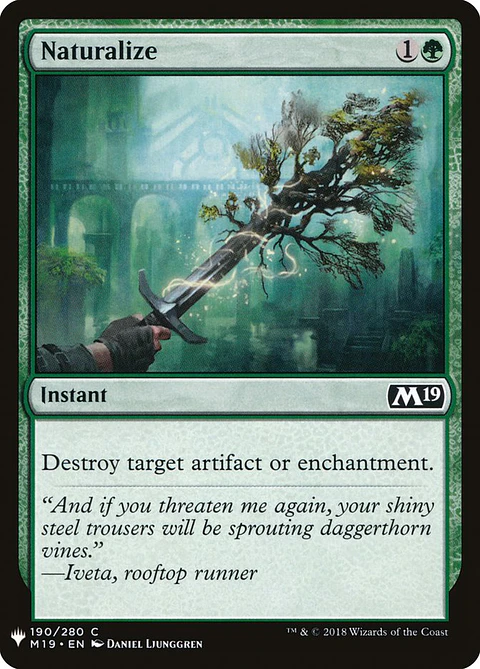 Naturalize (The List)