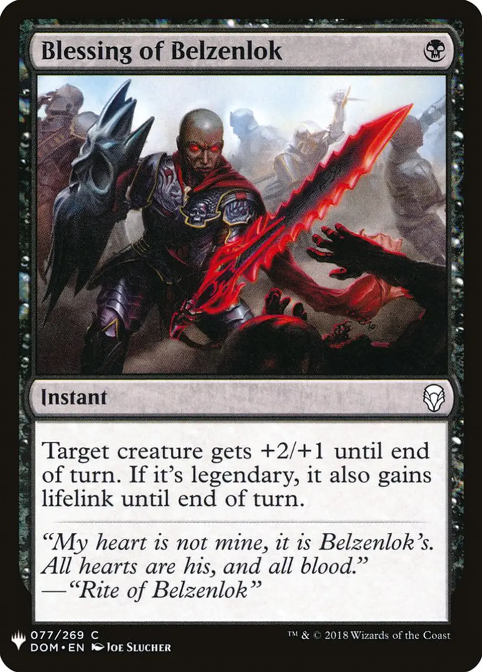 Blessing of Belzenlok (The List) 1