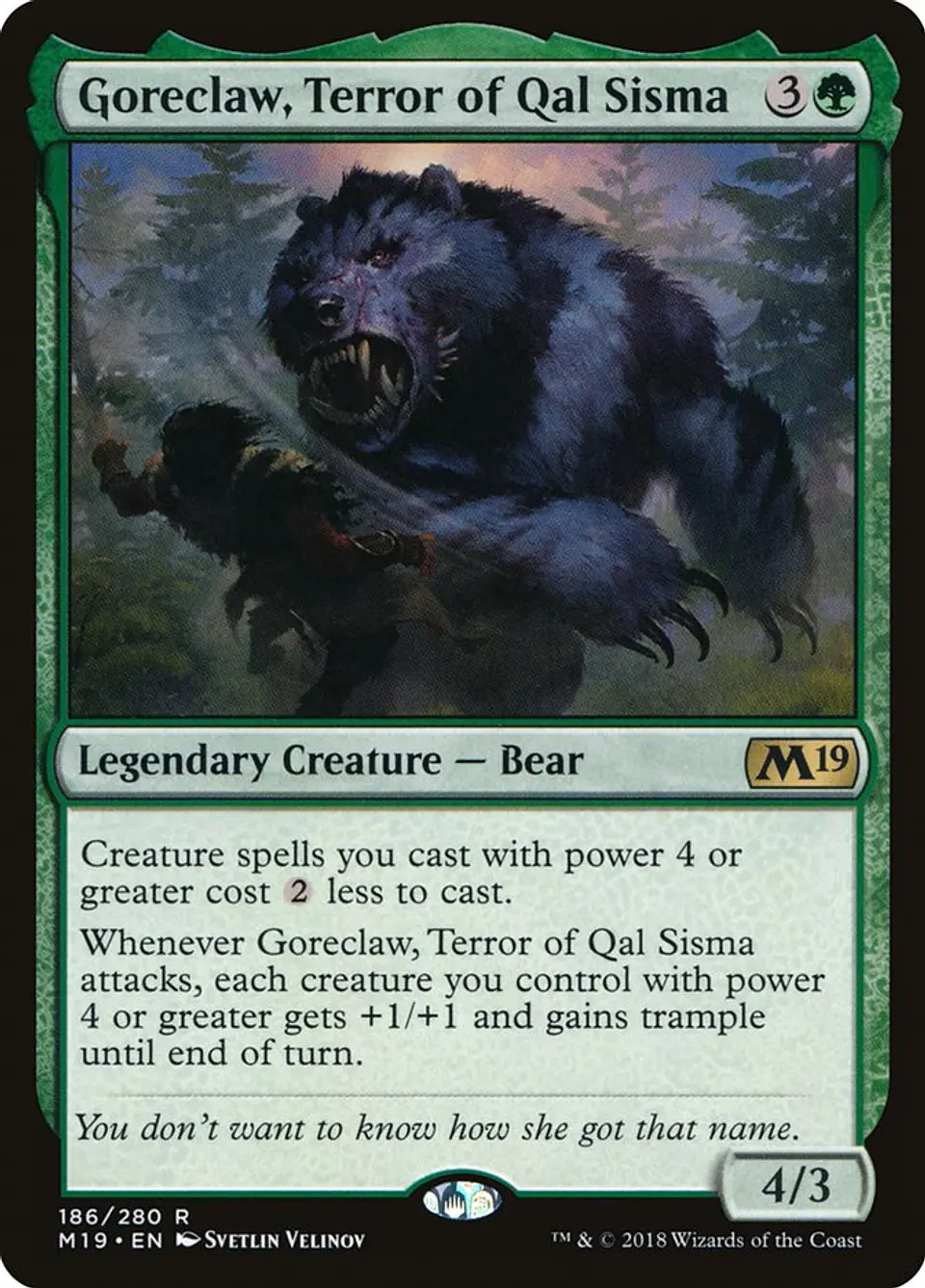 Goreclaw, Terror of Qal Sisma 1