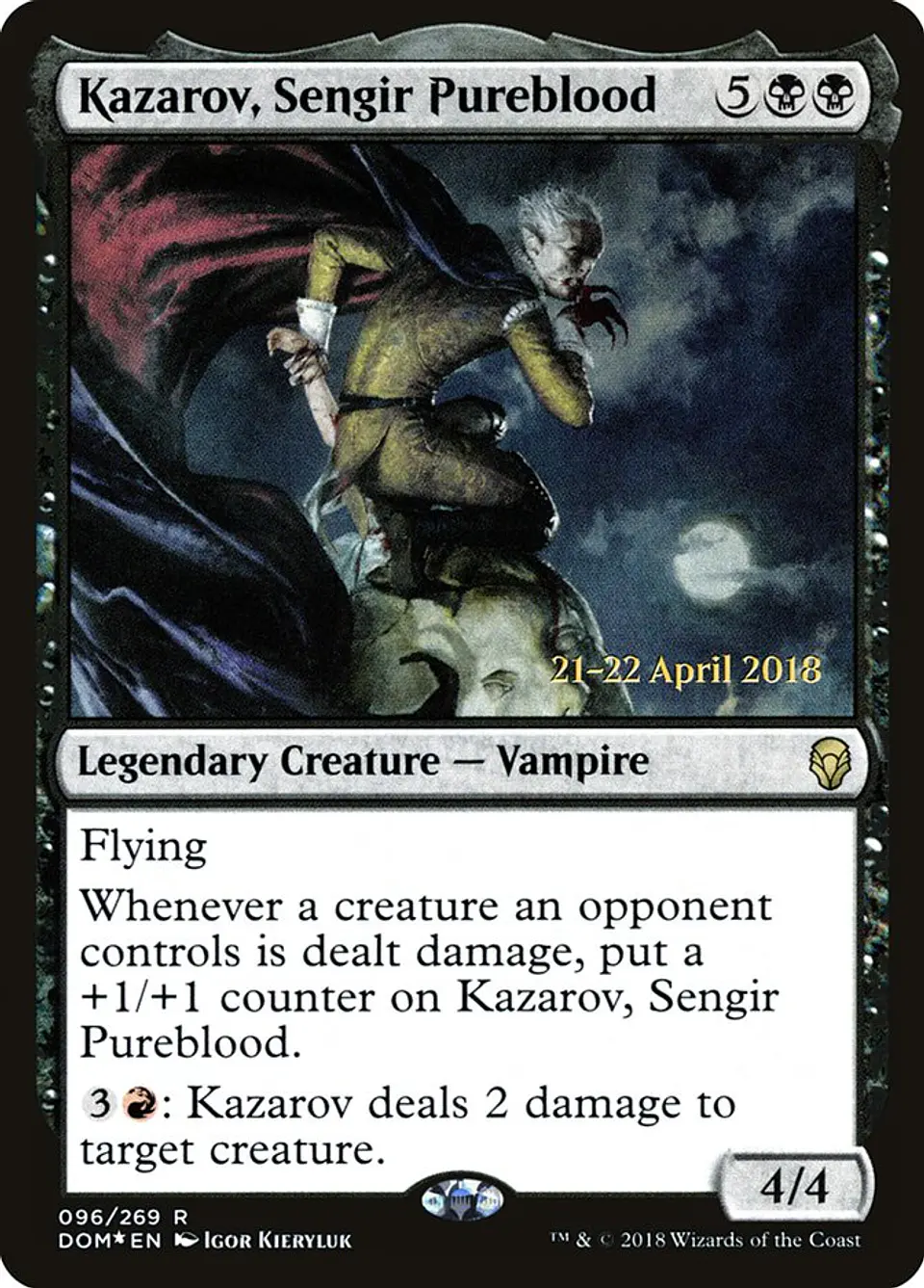 Kazarov, Sengir Pureblood (Pre-release) 1