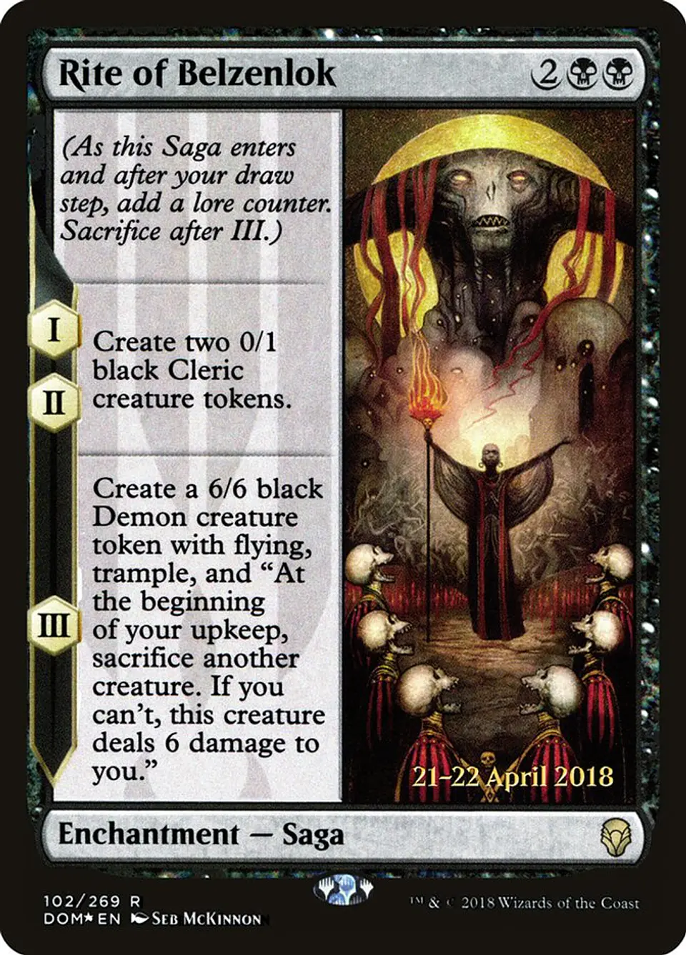 Rite of Belzenlok (Pre-release) 1