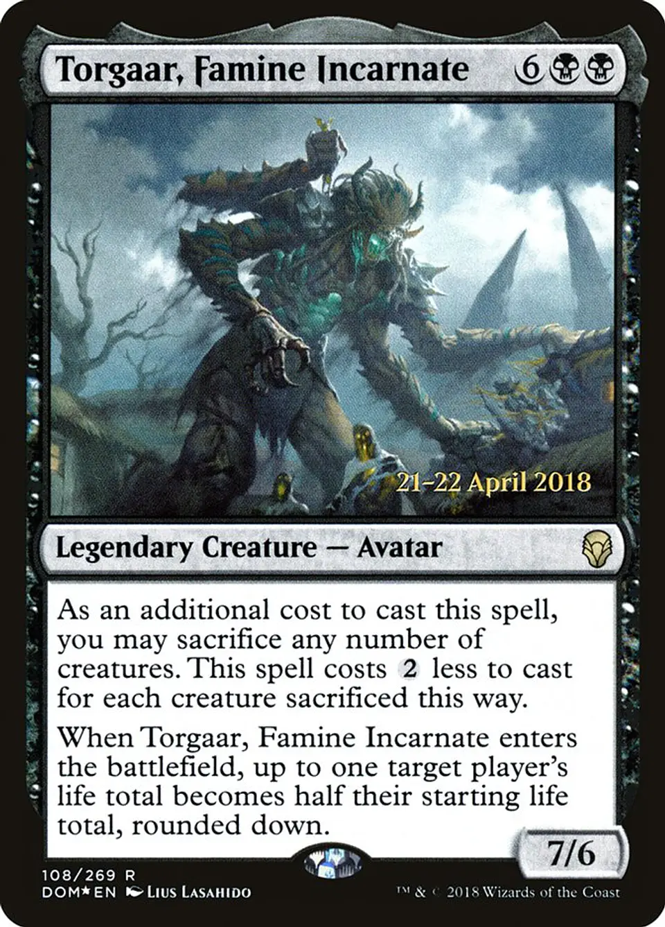 Torgaar, Famine Incarnate (Pre-release) 1