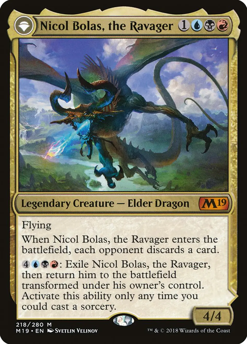 Nicol Bolas, the Ravager // Nicol Bolas, the Arisen 1