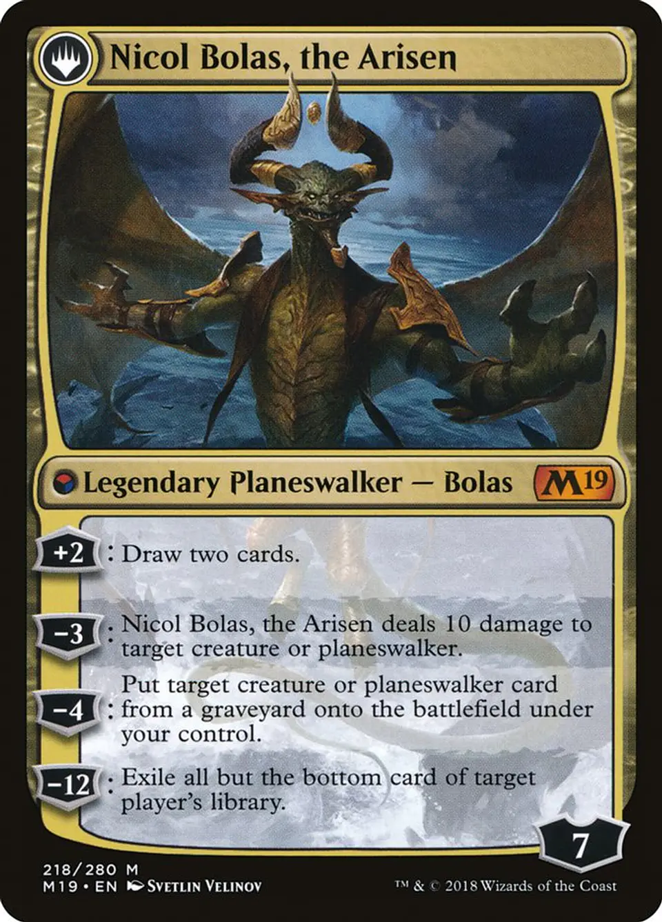Nicol Bolas, the Ravager // Nicol Bolas, the Arisen 2