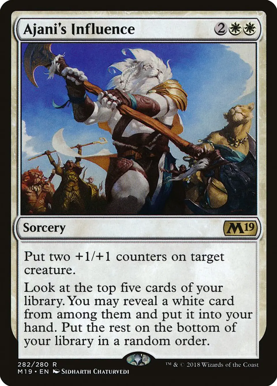Ajani's Influence 1