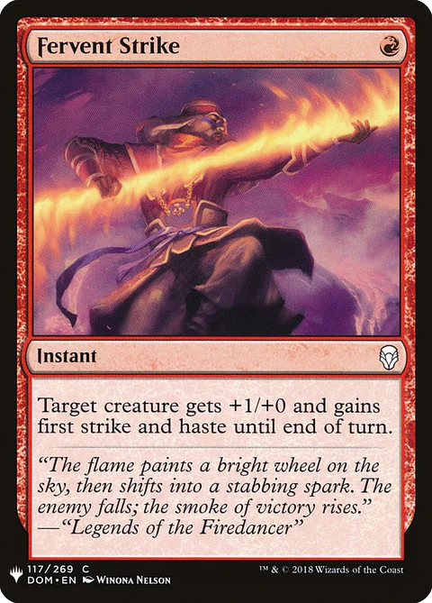 Fervent Strike (The List)