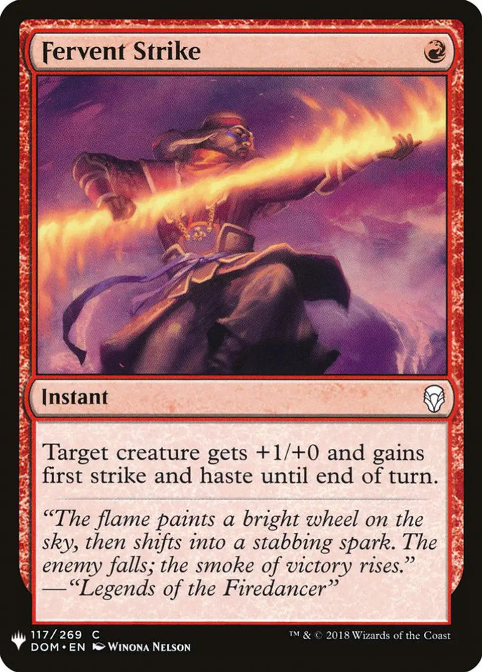 Fervent Strike (The List) 1