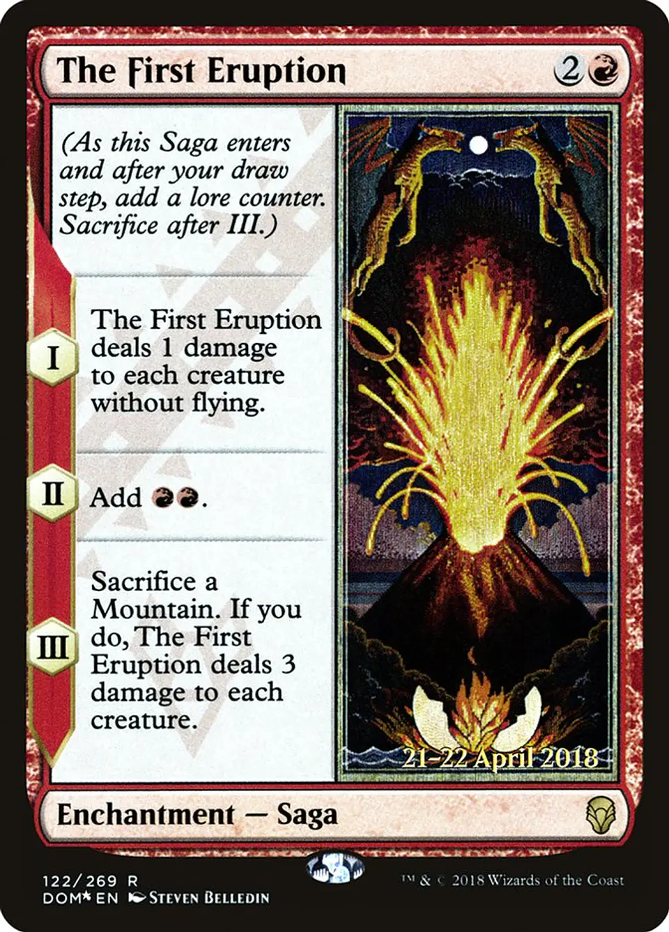 The First Eruption (Pre-release) 1