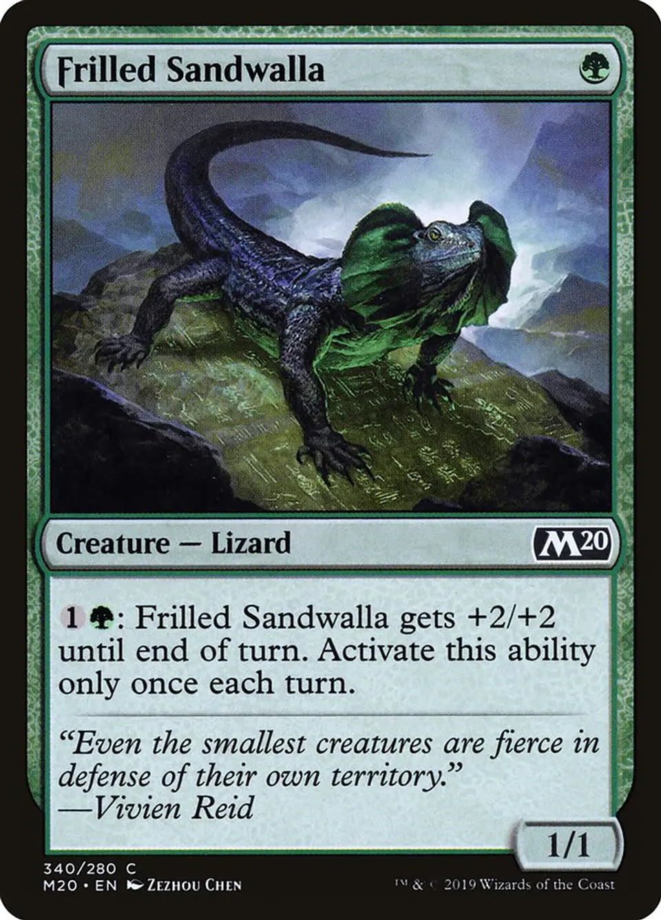 Frilled Sandwalla 1