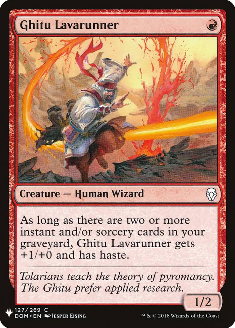 Ghitu Lavarunner (The List) 1