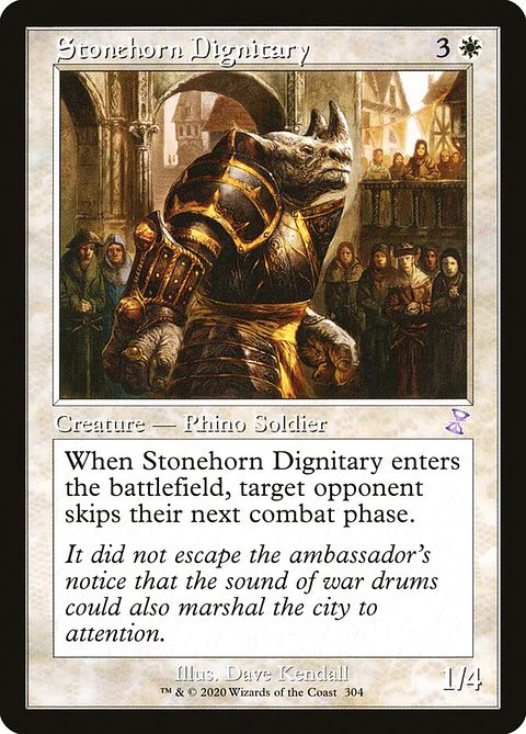 Stonehorn Dignitary (Retro Frame)