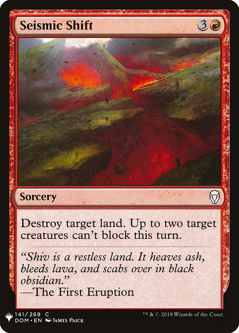 Seismic Shift (The List)