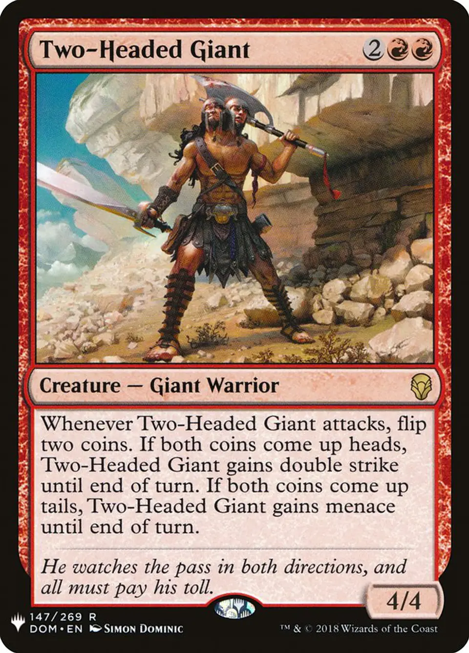 Two-Headed Giant (The List) 1