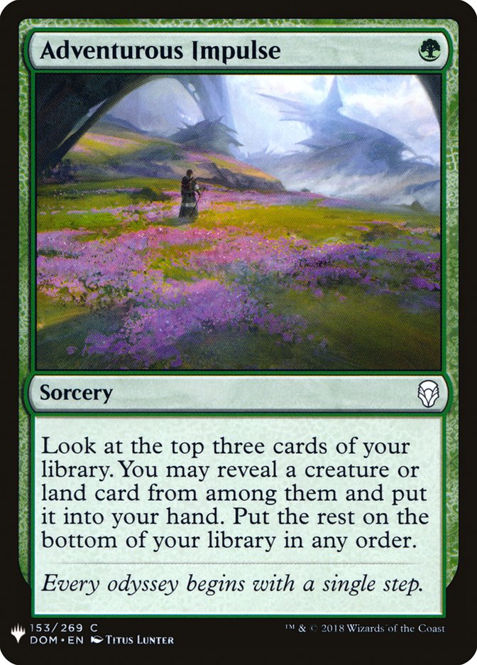 Adventurous Impulse (The List)