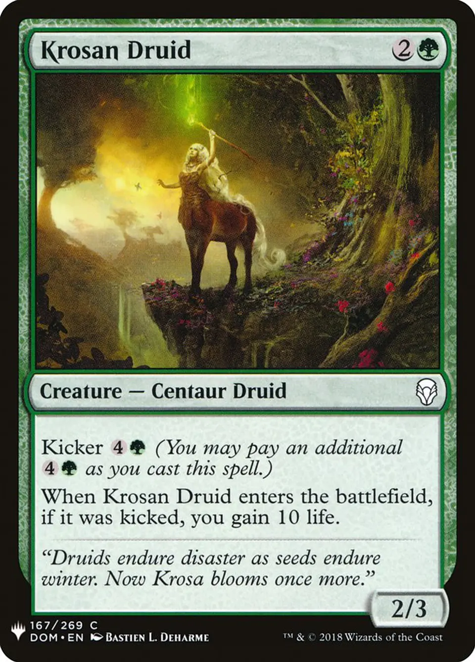 Krosan Druid (The List) 1