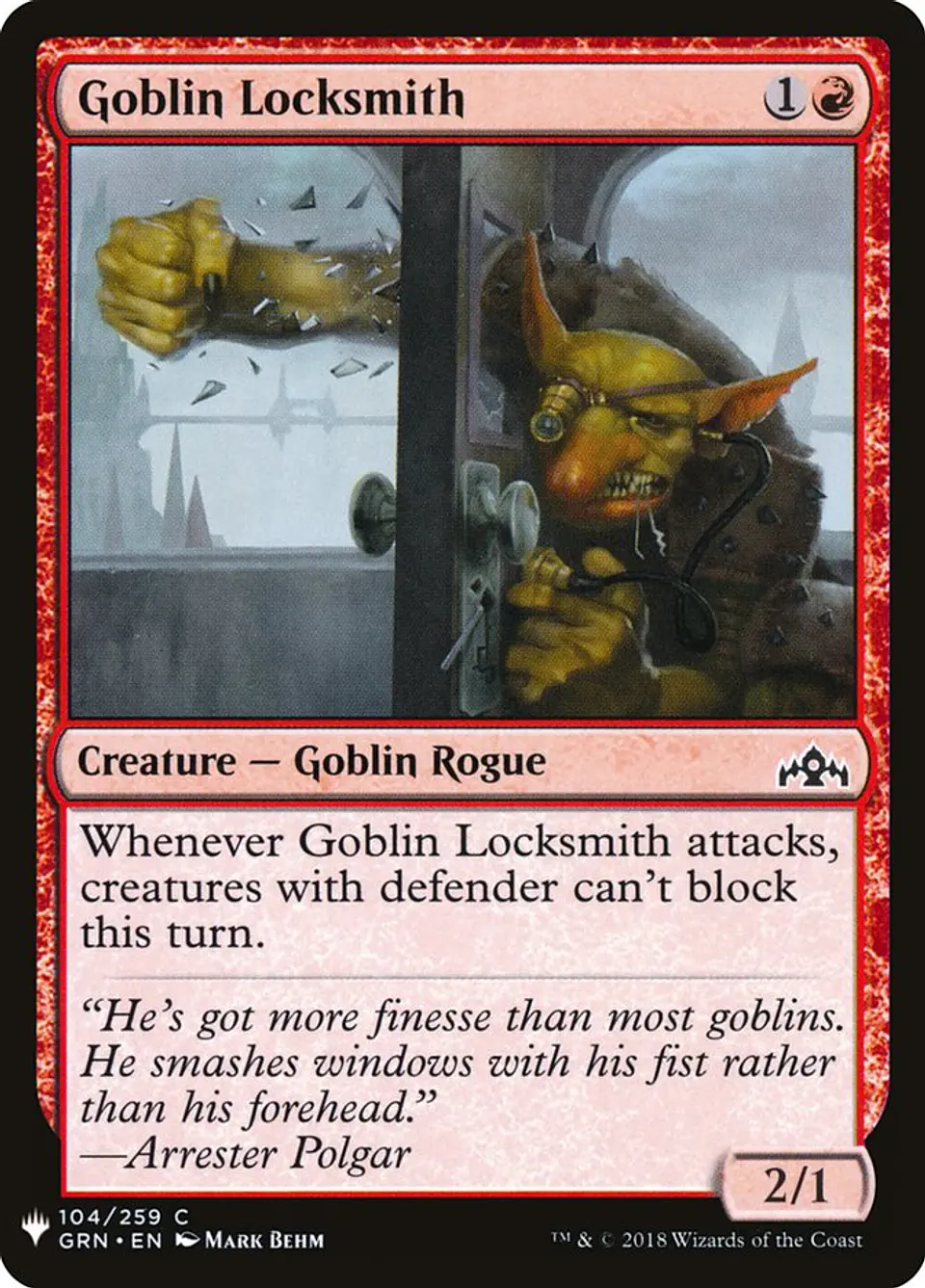 Goblin Locksmith (The List) 1
