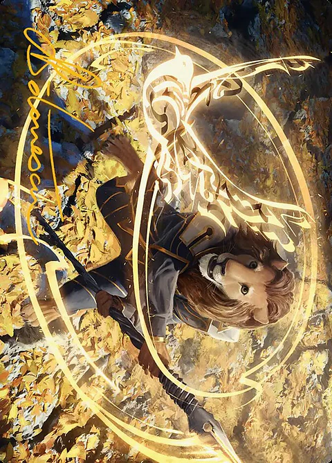 Eager Glyphmage (Carta de Arte)