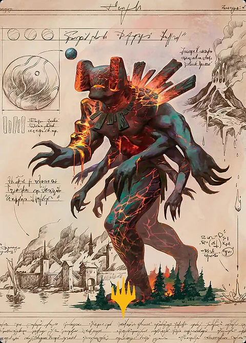 Magmablood Archaic (Carta de Arte)